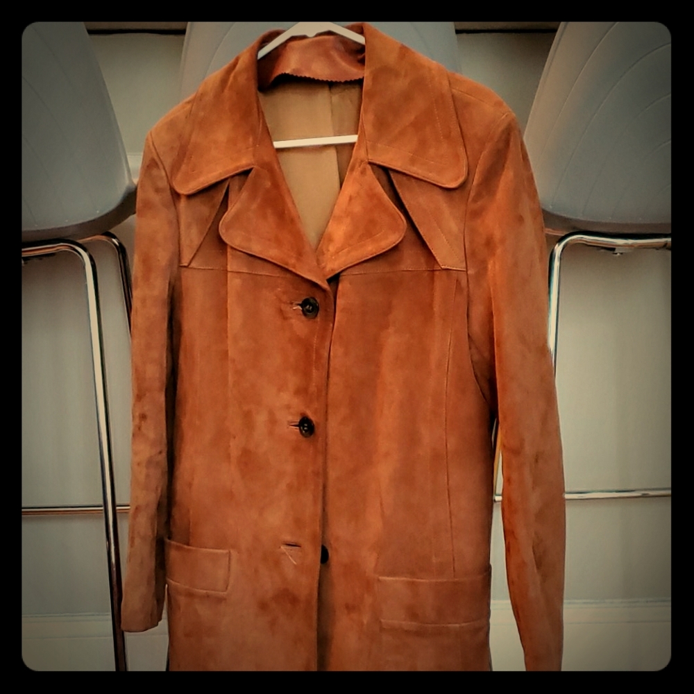 Full Suede Parisian Coat